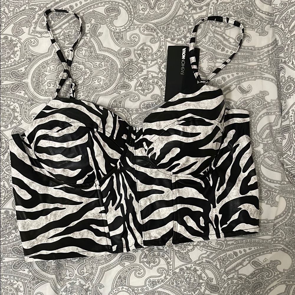 Women's Zebra Print Top